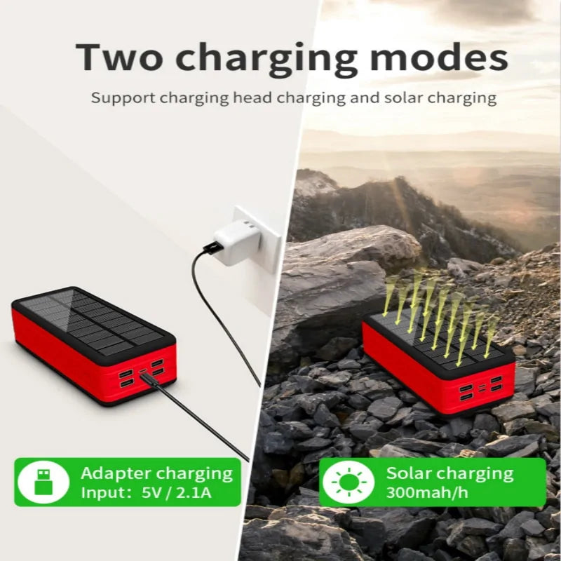 Solar Power Bank Portable Charger